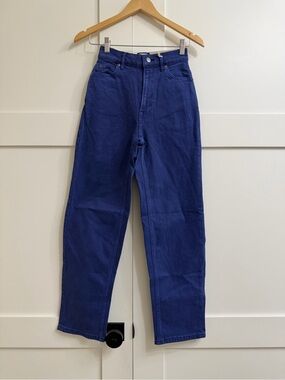 Everlane The Way High Jean in Archroma Deep Lapis, Size 23 Tall